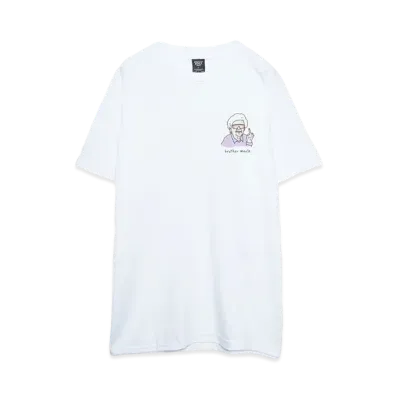 BROTHER MERLE Men's Knit S/S Crew T-Shirt - Betty Speed "White"