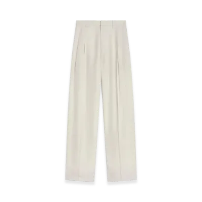 PHOEBE PHILO Women's Trousers "Ivory"