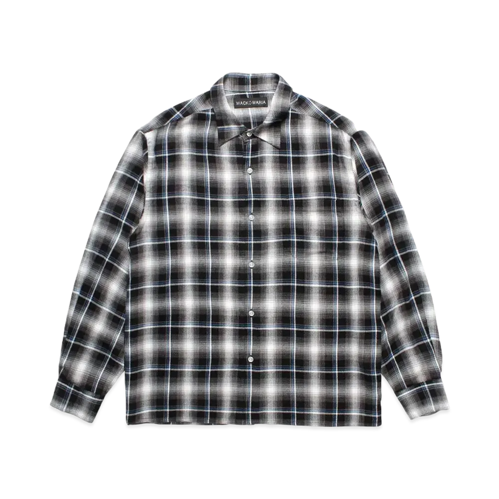 WACKO MARIA Check Regular Collor Shirt "Gray"