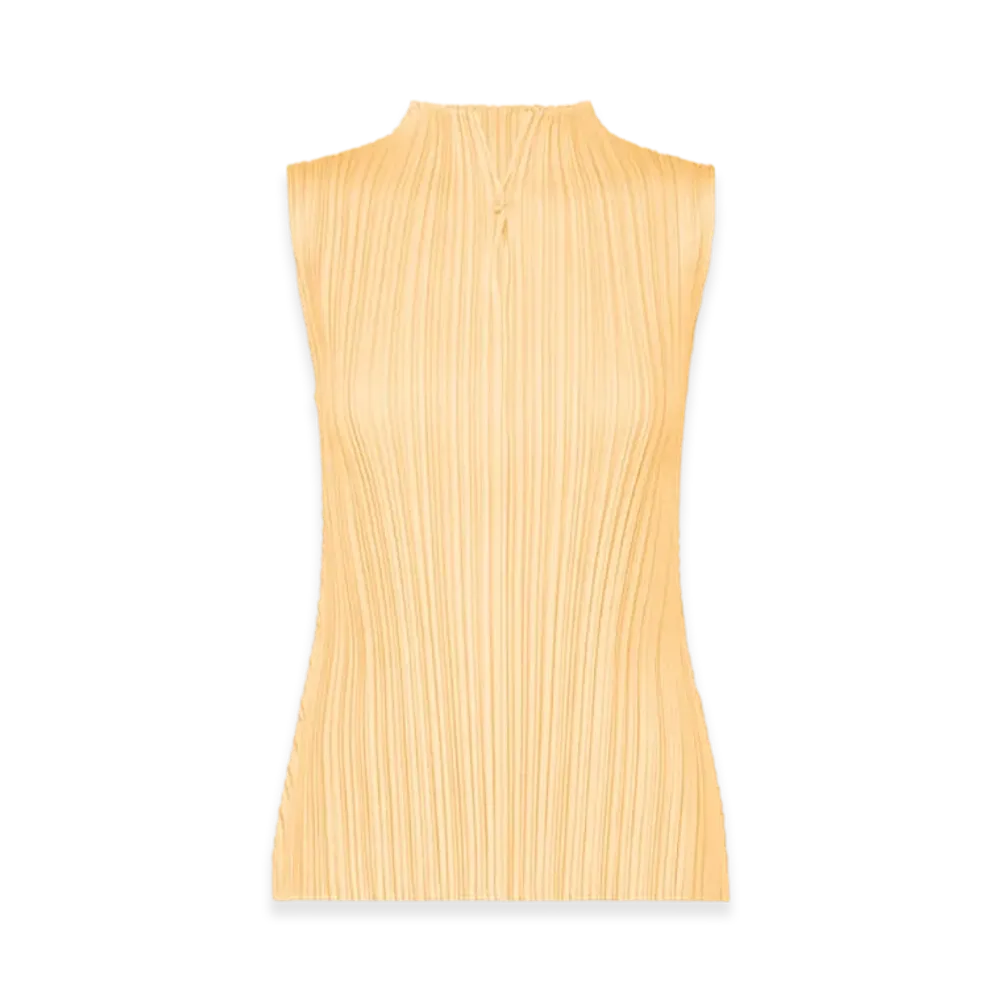 PLEATS PLEASE ISSEY MIYAKE Mellow Pleats "Cream Yellow"