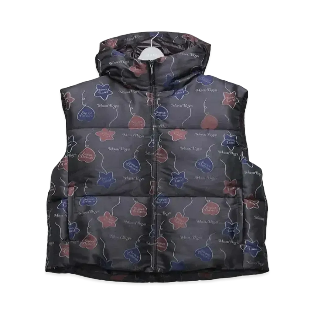 MASU x VERDY Falling Balloon Down Vest "Black"