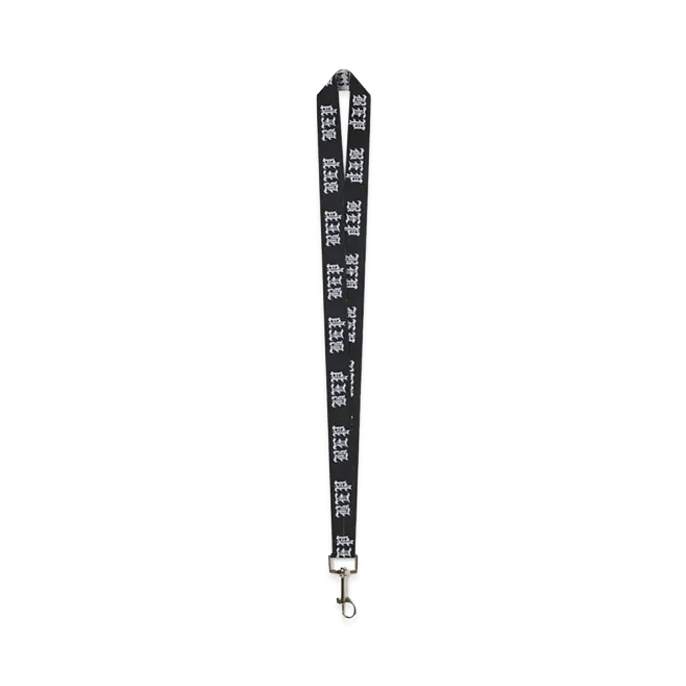 BlackEyePatch 3 Letter OE Lanyard "Black"
