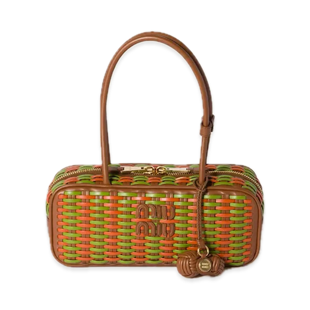 MIU MIU Bow Leather Bag "Copper"
