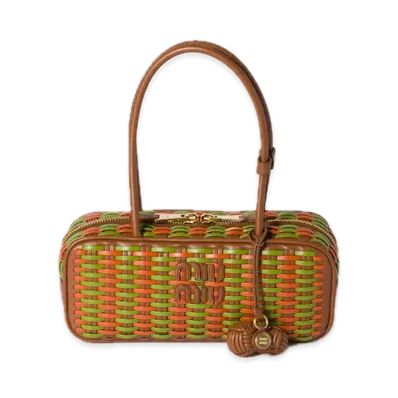 MIU MIU Bow Leather Bag "Copper"