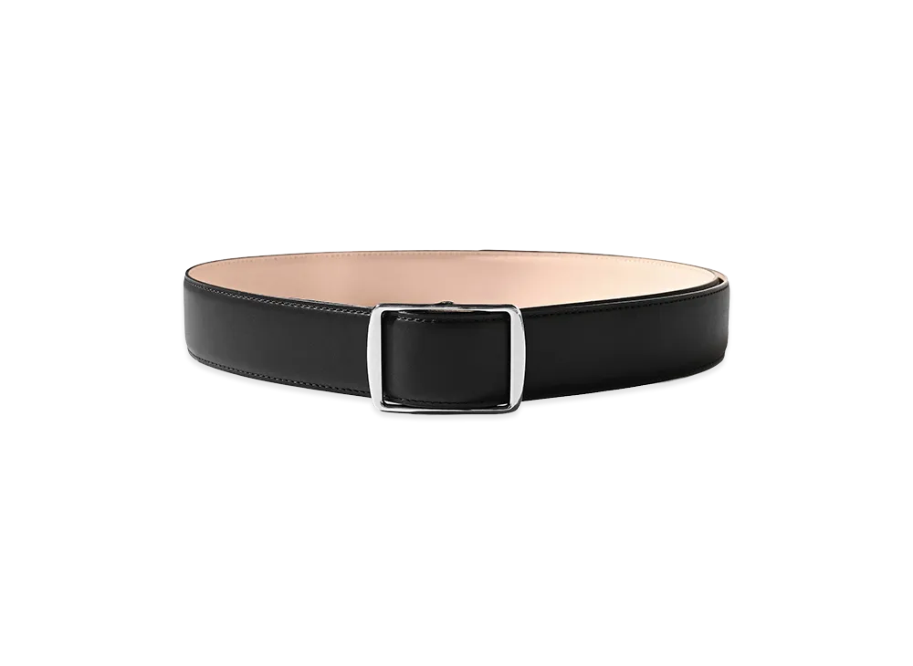 CLESSTE Holeless Essential Leather Belt "Black"