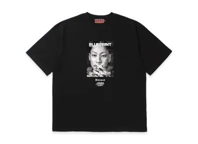 APHRODITEGANG x BUDSPOOL Blueprint The Records S/S Tee 01 "Black"