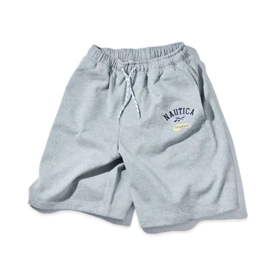Reebok x NAUTICA Heavyweight Logo Sweat Half Pants "Light Gray"