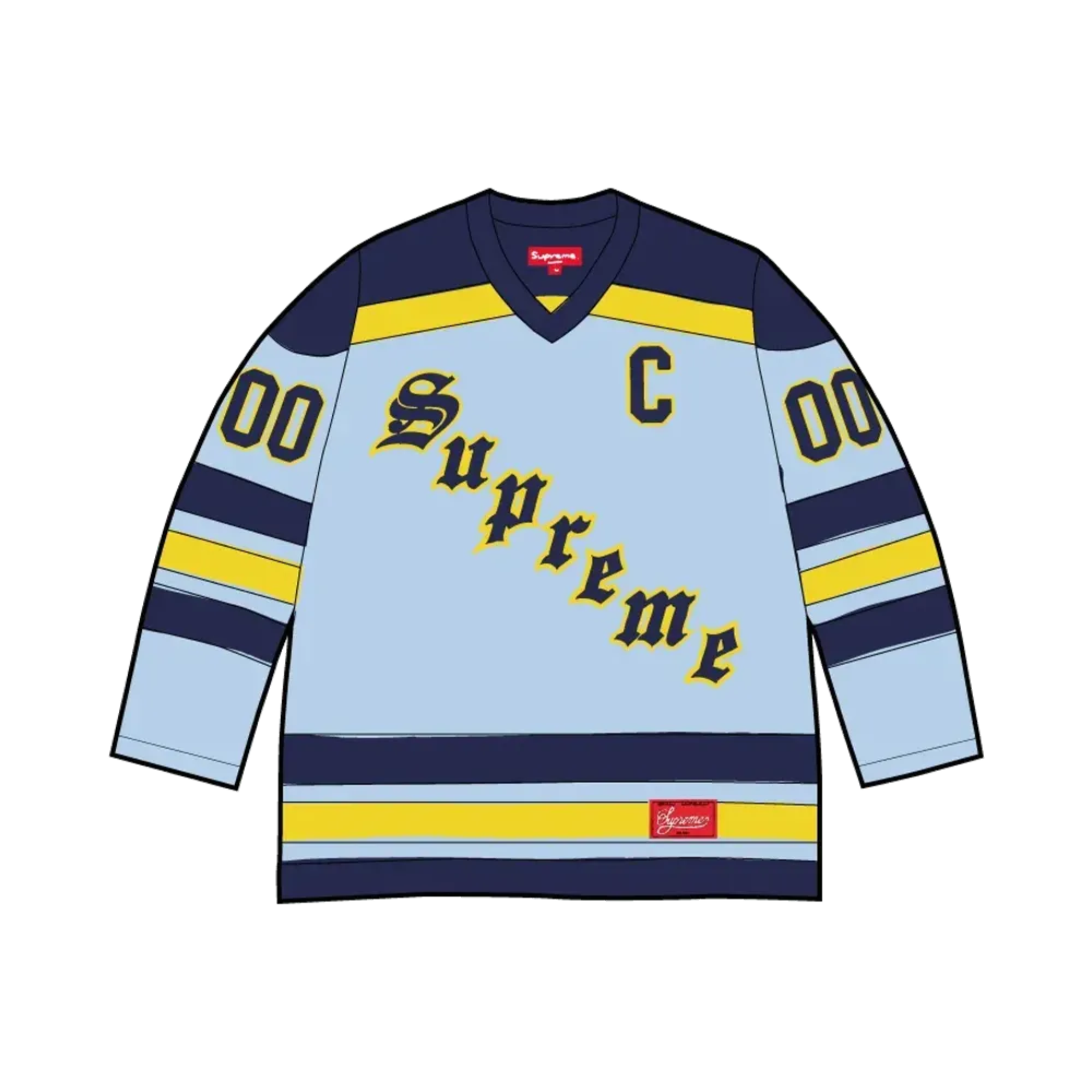Supreme Fire & Ice Hockey Jersey "Light Blue"