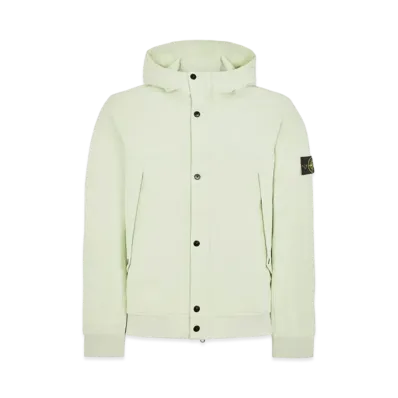Stone Island 40227 Light Soft Shell-R_E.DYE Technology In Recycled Polyester "Pistachio Green"
