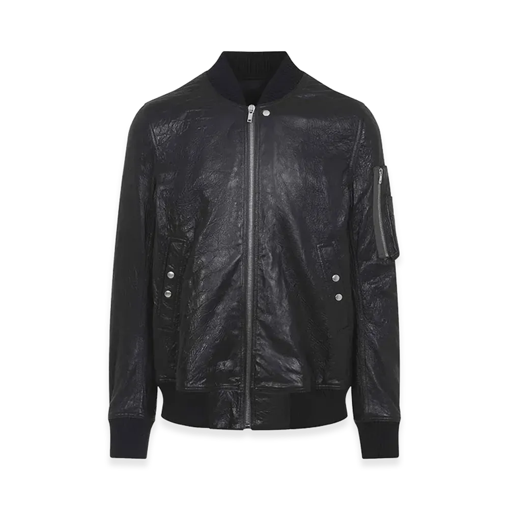 Rick Owens Classic Flight Jacket "Black"