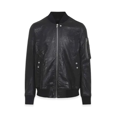 Rick Owens Classic Flight Jacket "Black"