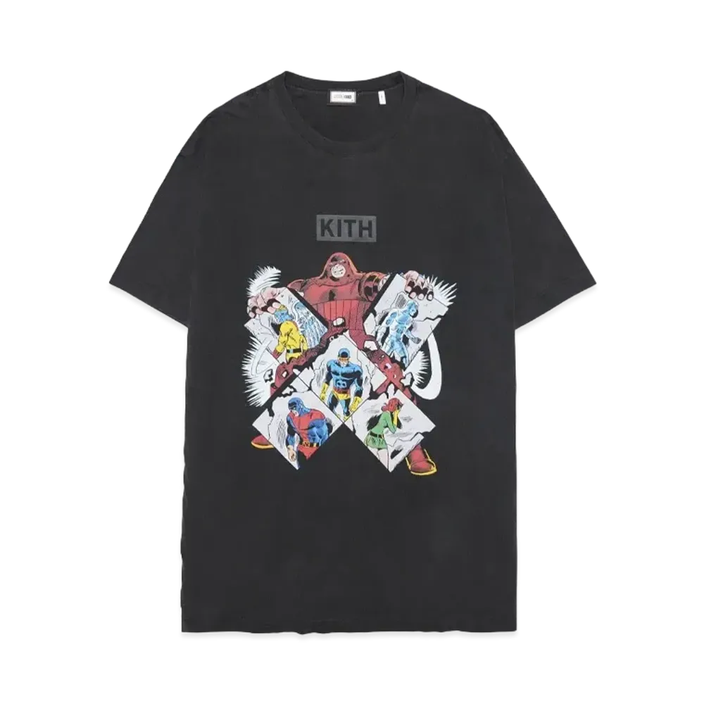 The Kith x Marvel X-Men Juggernaut Vintage Tee "Black"