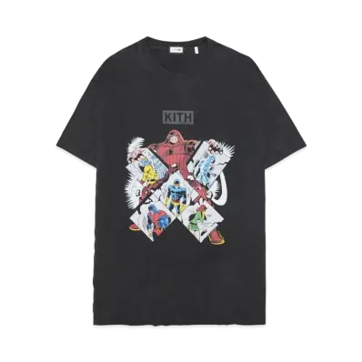 The Kith x Marvel X-Men Juggernaut Vintage Tee "Black"