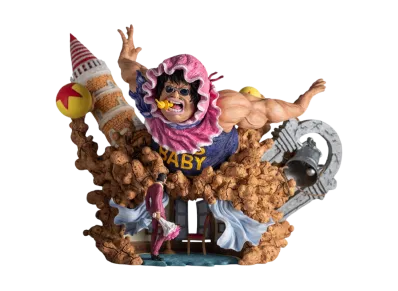 BANDAI "Ichiban Kuji" -One Piece Sculpting King Señor Pink ~With Love to Lucien~- A Prize Señor Pink Brush Color ver.