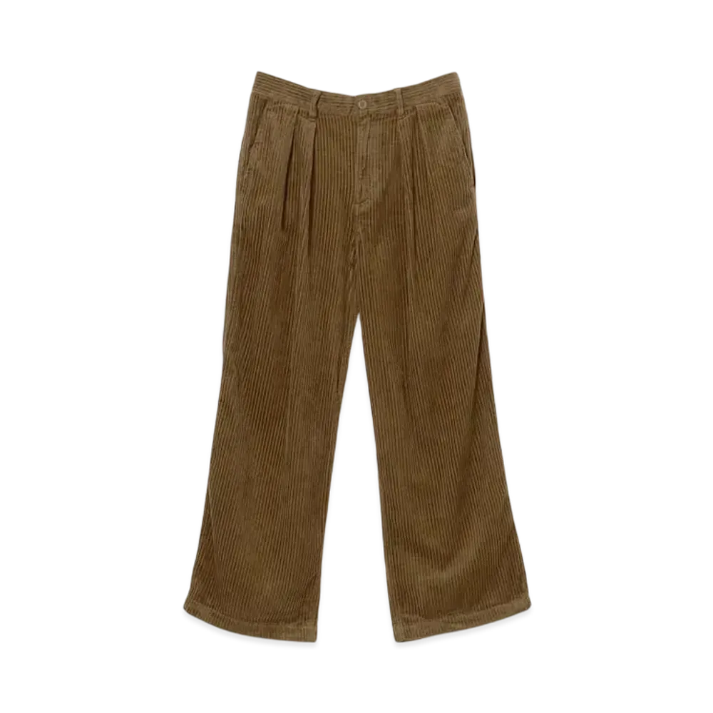 BEAMS Wide Corduroy Pants "DarkBrown"