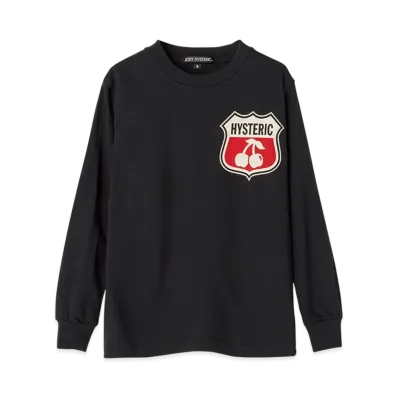 HYSTERIC GLAMOUR Kids Hysteric Cherry T-Shirt "Black"