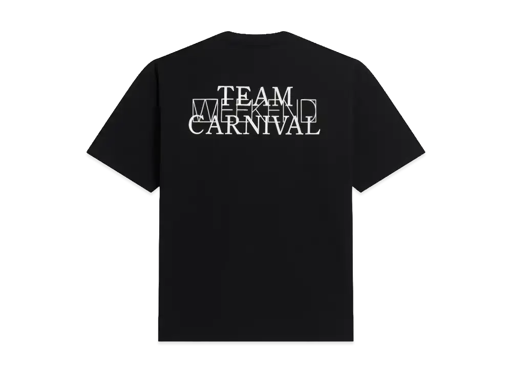 FRAGMENT x CARNIVAL x WEEKEND SEQUEL TYPO OVS T-Shirt "Black"