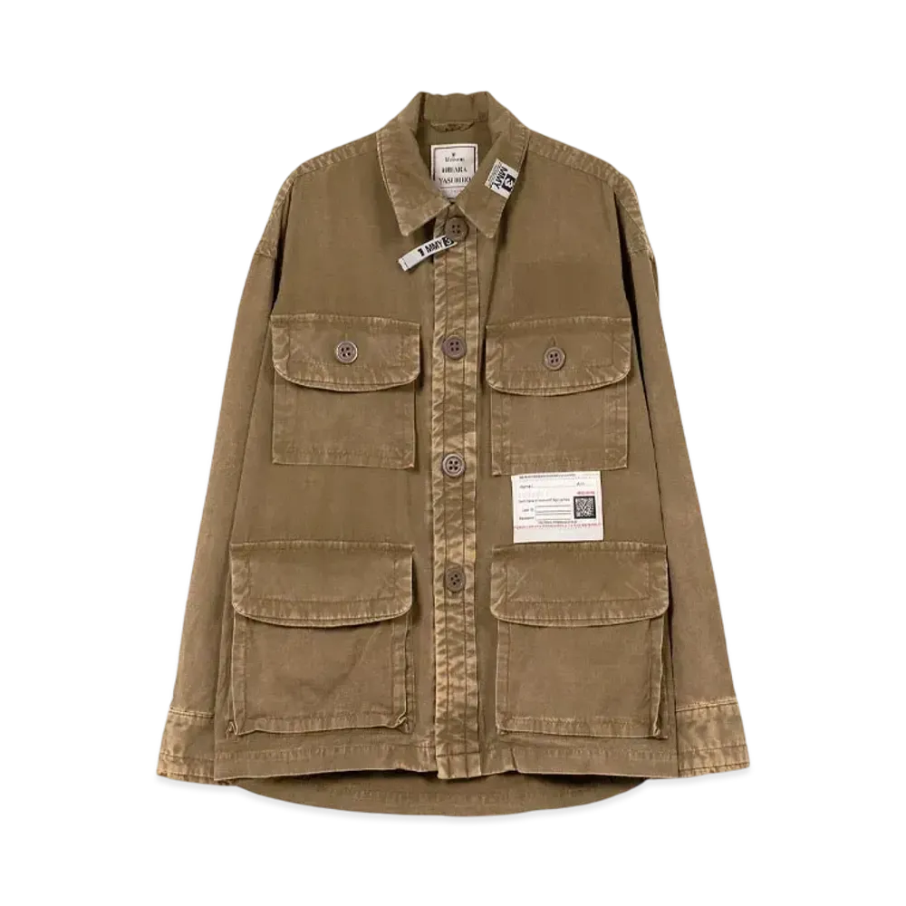 Maison MIHARA YASUHIRO Amateur Sewn Like Military Shirt "Khaki"