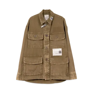 Maison MIHARA YASUHIRO Amateur Sewn Like Military Shirt "Khaki"