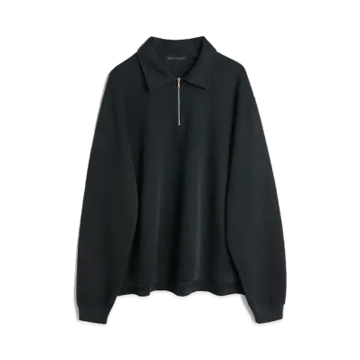 OUR LEGACY Lad Sweatshirt Uniform Athletic Rib "Worn Black"