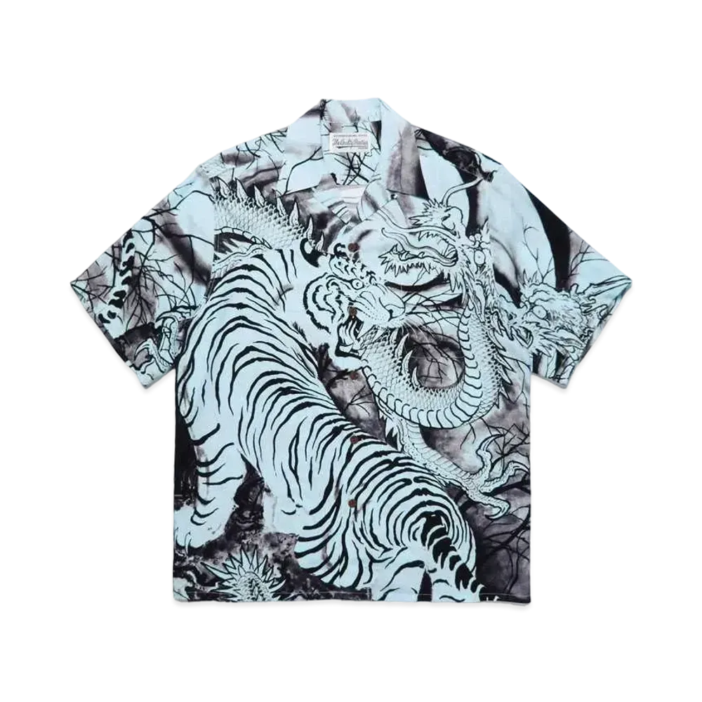 WACKO MARIA PARADISE TOKYO Summer Festival TIM LEHI Hawaiian Shirt "Mint"