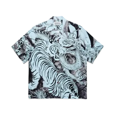 WACKO MARIA PARADISE TOKYO Summer Festival TIM LEHI Hawaiian Shirt "Mint"