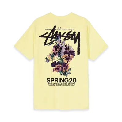 Stussy Bouquet Tee "Yellow"