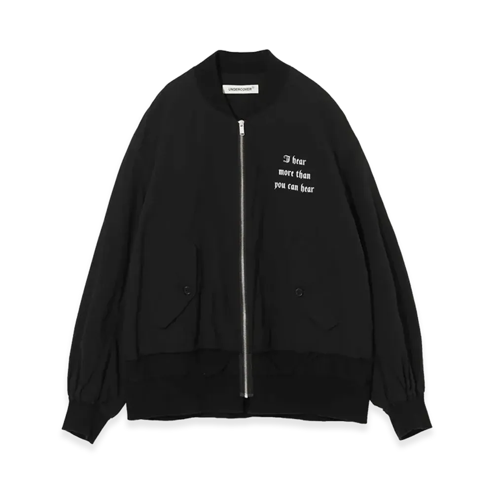 UNDERCOVER Cotton MA-1 Jacket "Black"