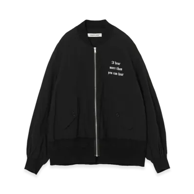 UNDERCOVER Cotton MA-1 Jacket "Black"