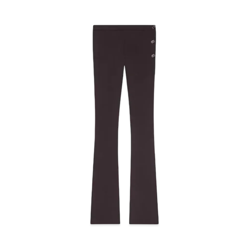 Courreges Oblique Tailored Pants "Chocolate"