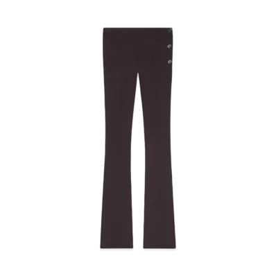 Courreges Oblique Tailored Pants "Chocolate"