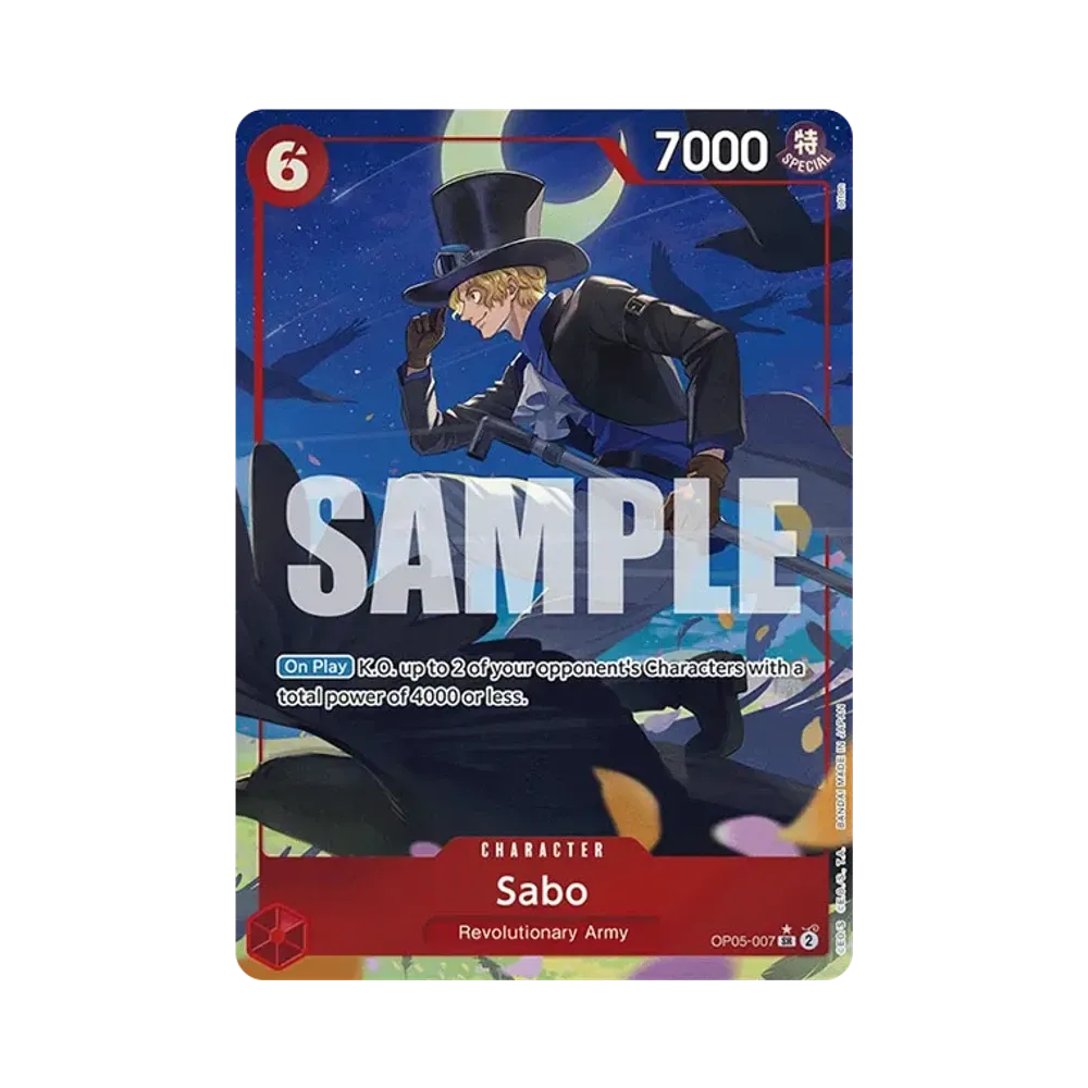 サボ SR-P [OP05-007]【英語版】(プレミアムブースター「ONE PIECE CARD THE BEST」)