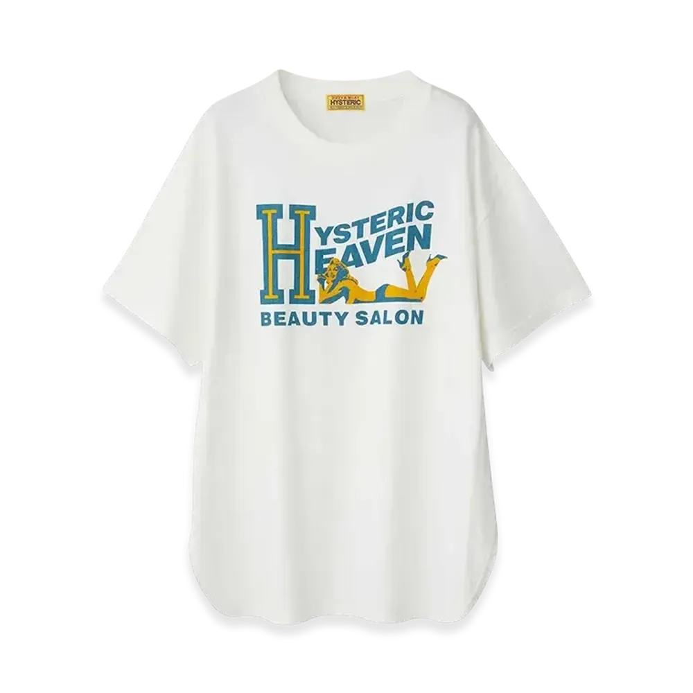 HYSTERIC GLAMOUR H Beauty Salon Oversized T-shirt "White"