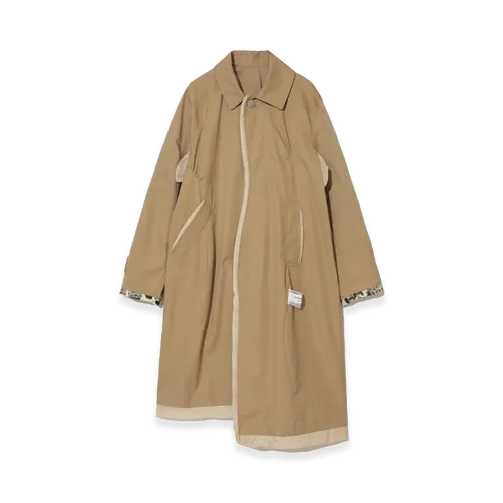 UNDERCOVER Cotton Bal Collar Coat "Beige"