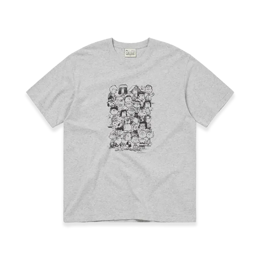 thisisneverthat x PEANUTS Gang Tee "Heather Grey"