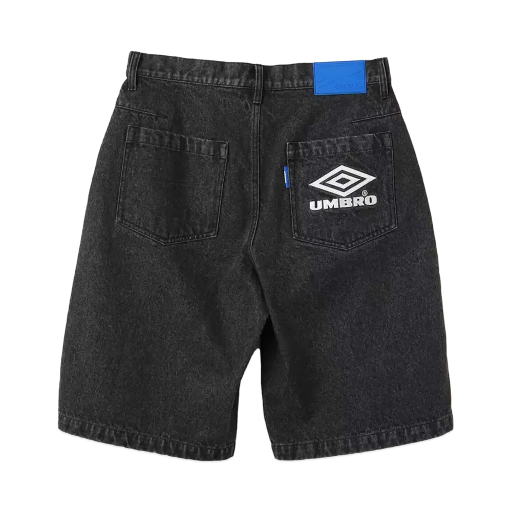 UMBRO x atmos Denim Buggy Shorts "Black"