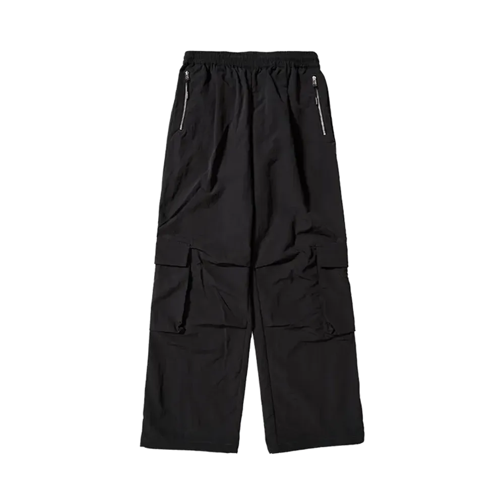 Arcade REX by ChroNoiR \ NYLON CARGO PANTS "BLACK"
