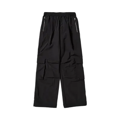 Arcade REX by ChroNoiR \ NYLON CARGO PANTS "BLACK"
