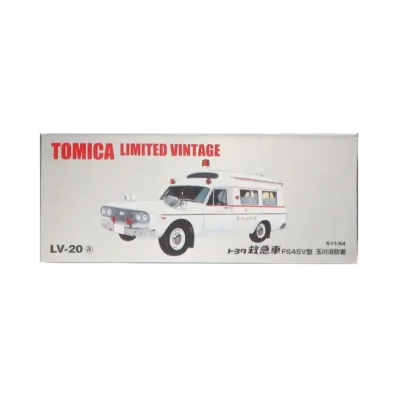 TOMYTEC "TOMICA LIMITED VINTAGE" 1/64 LV-20a Toyota Fs45V Type Ambulance