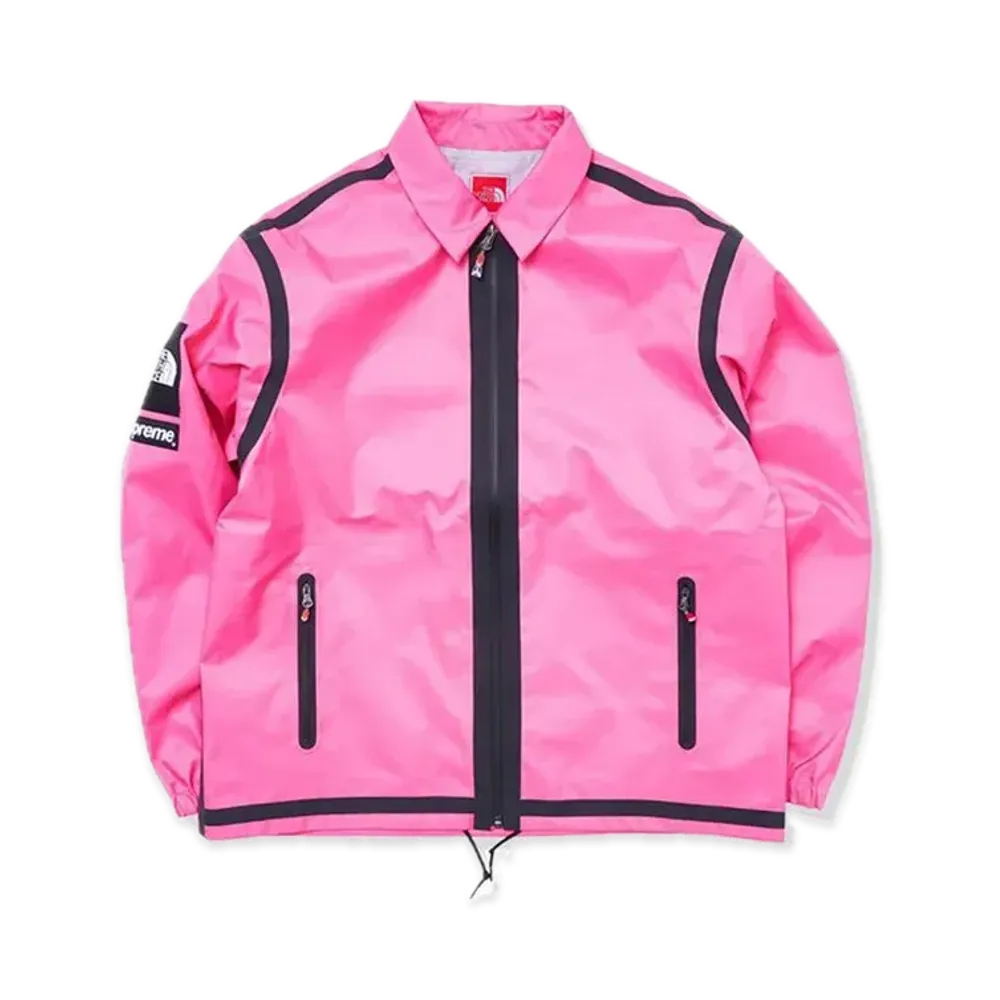 Supreme x The North Face Summit Series Outer Tape Seam Coaches Jacket "Pink"