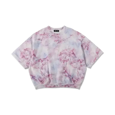 WIND AND SEA SEA (Pattern) Back Pile H/F Cut-Sewn "Tie-Dye(Purple)"