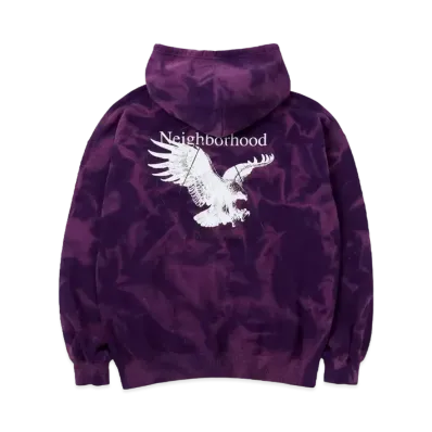 NEIGHBORHOOD Tie-Dye Sweat Parka LS "Purple"