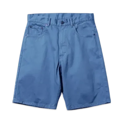 BEAMS 5 Pocket Shorts Pique "Sax"