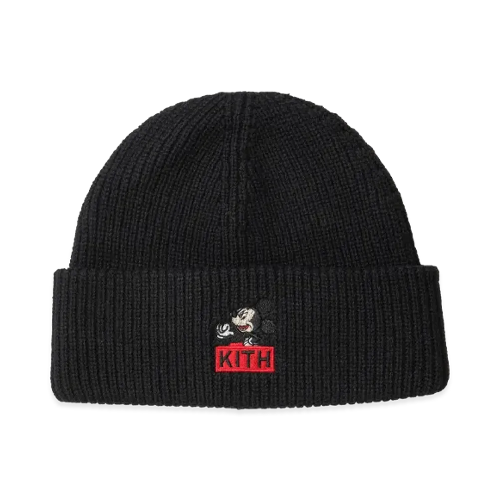 Kith x Disney Mickey & Friends Mickey Mia Beanie "Black" KHM050526-001