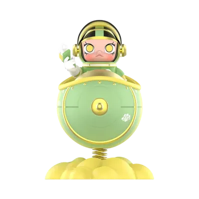 POP MART "MEGA COLLECTIONS" MEGA SPACE MOLLY 100% Blooming Series-Golden Wattle (Australia)