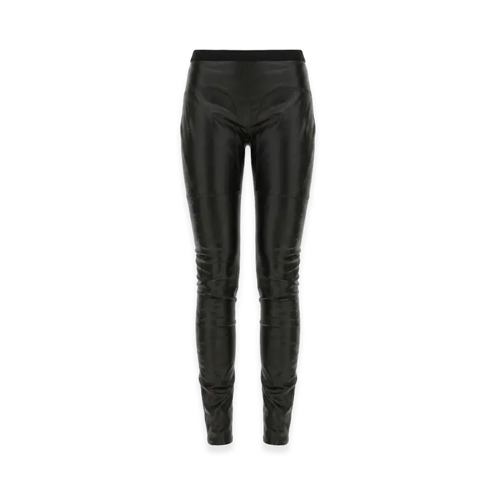 Rick Owens Women's Denim Leggings "Black"