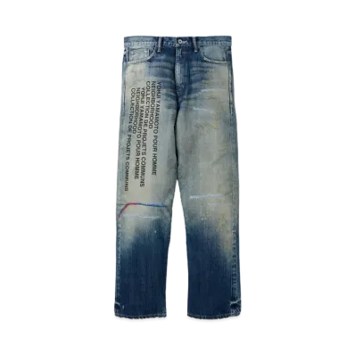 NEIGHBORHOOD x YOHJI YAMAMOTO Savage Denim DP Basic Pants "Indigo"