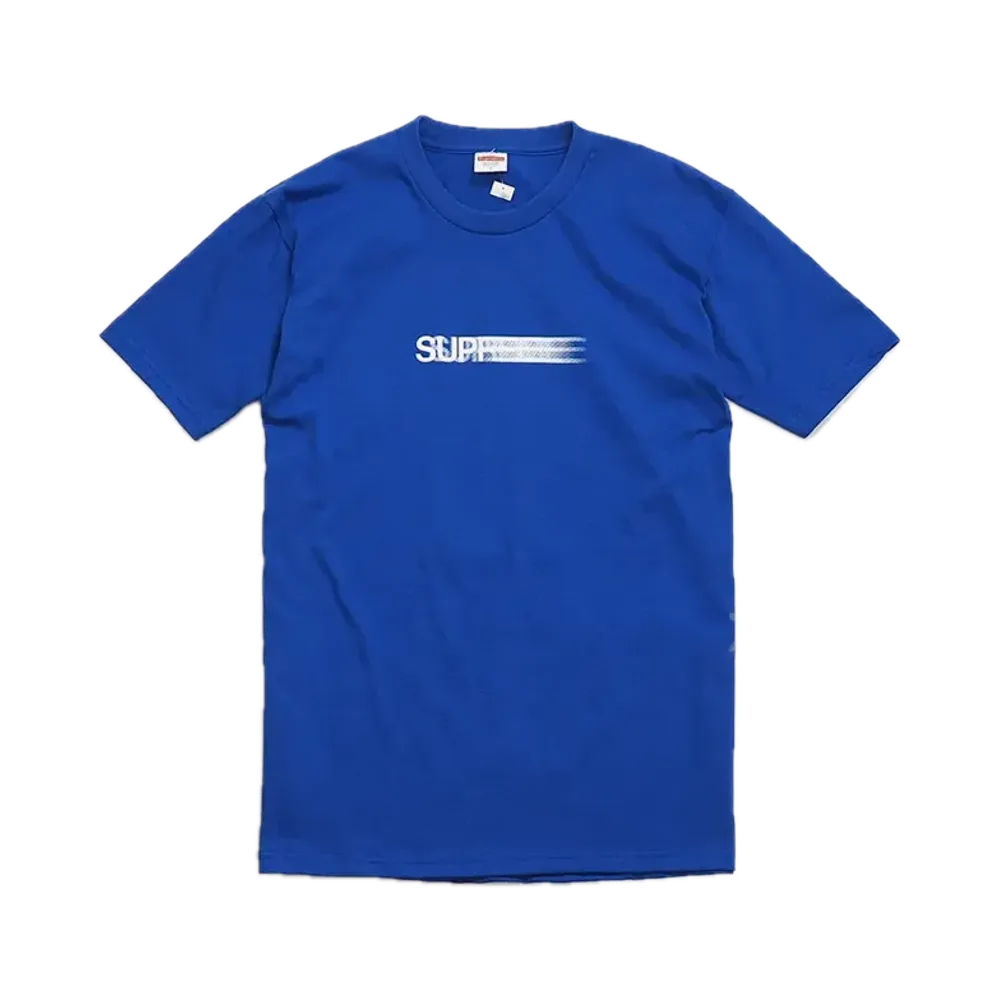 シュプリーム モーション ロゴ Tシャツ 16SS "ロイヤル"