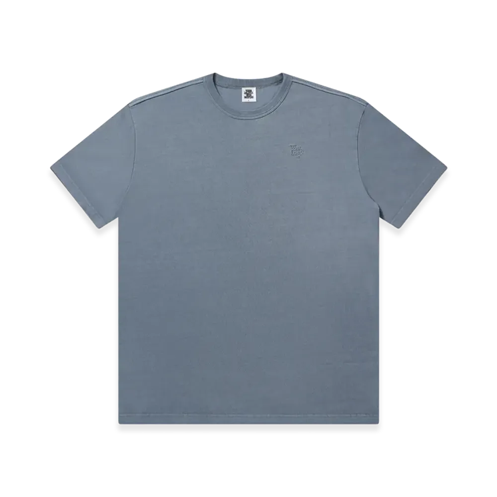 BlackEyePatch Emblem Embroidered Lightweight Tee "Navy"