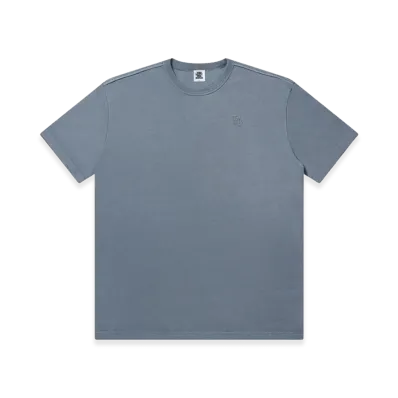 BlackEyePatch Emblem Embroidered Lightweight Tee "Navy"